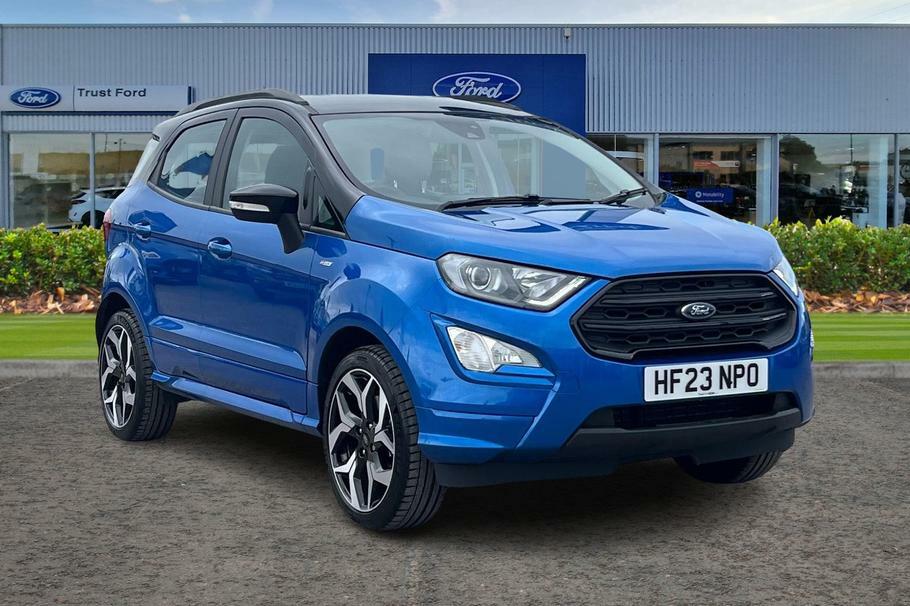 Compare Ford Ecosport 1.0 Ecoboost 125 St-line 5Dr- With Satellite Navig HF23NPO Blue