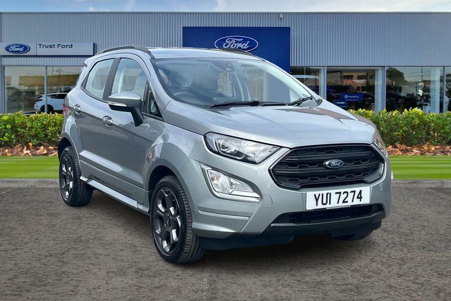Ford Ecosport 1.0 Ecoboost 125 St-line 5Dr, Apple Car Play, Andr Silver #1