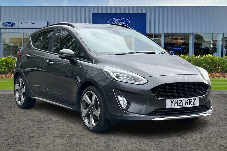Compare Ford Fiesta Active Edition 1.0 Mhev With Rear Sensors YH21KRZ Grey