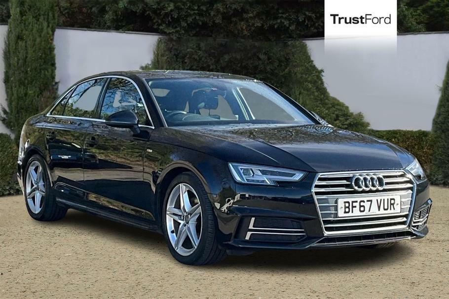 Compare Audi A4 1.4 Tfsi S Line With Led Leadlamps BF67VUR Black