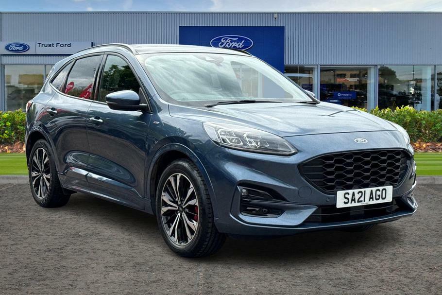 Compare Ford Kuga 1.5 Ecoboost 150 St-line X Edition With Power SA21AGO Blue