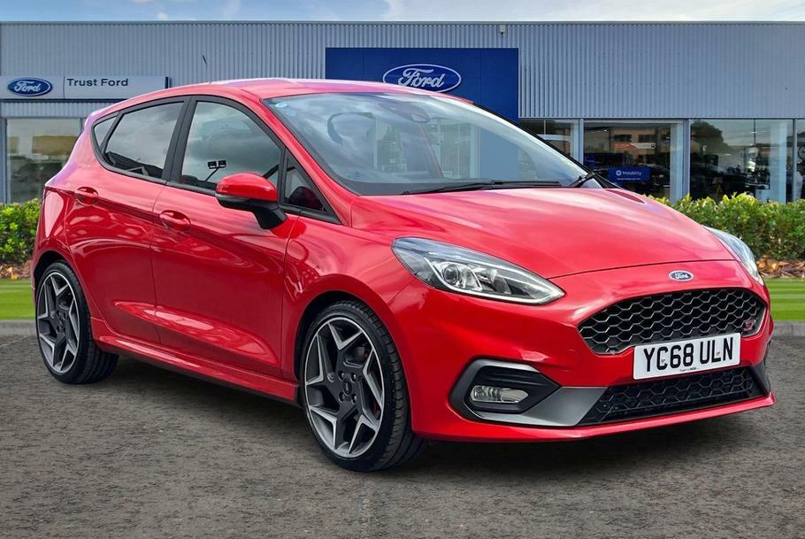 Compare Ford Fiesta 1.5 Ecoboost St-2 Satellite Navigation- Reca YC68ULN Red