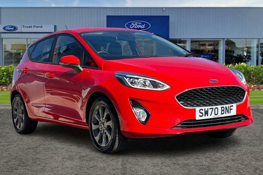 Compare Ford Fiesta 1.0 Ecoboost Hybrid Mhev 125 Trend SW70BNF Red