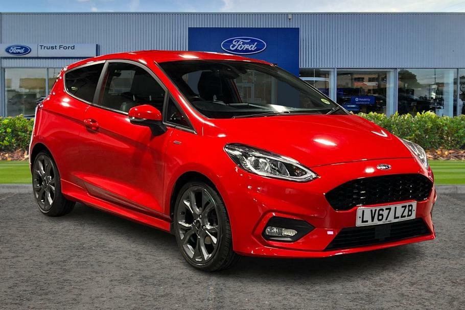 Compare Ford Fiesta 1.0 Ecoboost 140 St-line X LV67LZB Red
