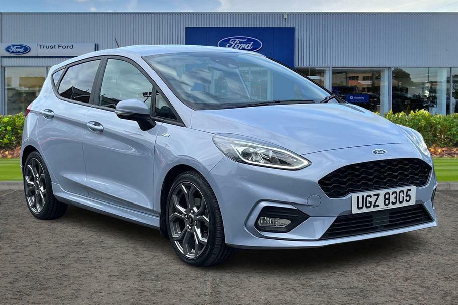 Compare Ford Fiesta 1.0 Ecoboost Hybrid Mhev 125 St-line Edition UGZ8305 Blue