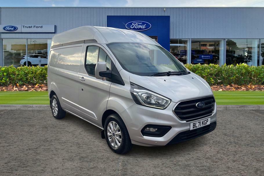 Compare Ford Transit Custom Custom 2.0 Ecoblue 130Ps High Roof Limited Van BL71KGP Silver