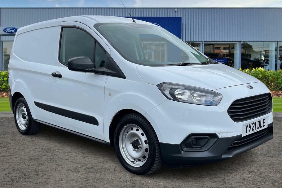 Compare Ford Transit Courier Courier 1.0 Ecoboost Leader Van 6 Speed YV21DLE White