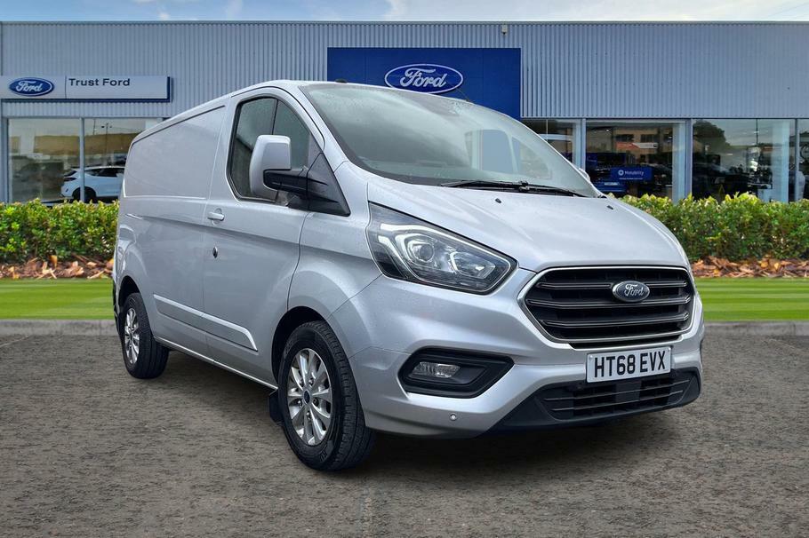 Compare Ford Transit Custom Custom 2.0 Ecoblue 130Ps Low Roof Limited Van HT68EVX Silver