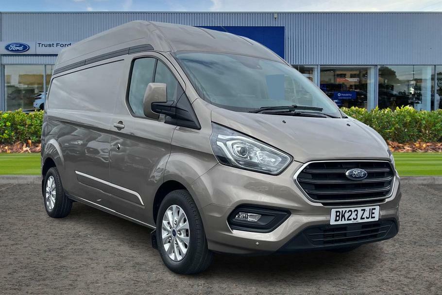 Compare Ford Transit Custom Custom 2.0 Ecoblue 130Ps High Roof Limited Van BK23ZJE Silver