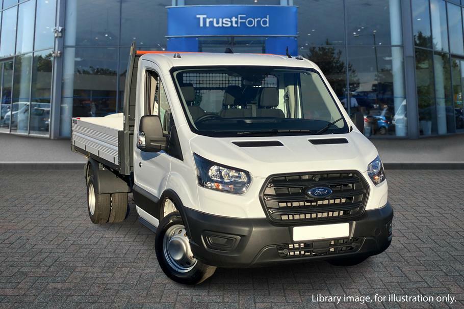 Compare Ford Transit Custom 2.0 Ecoblue 130Ps Leader Tipper 1 Way LG73RCR White