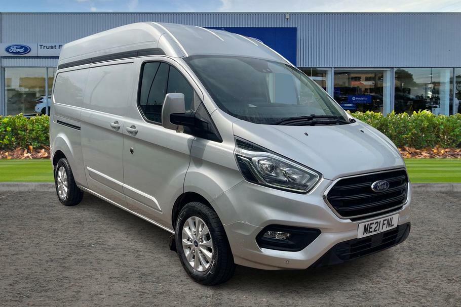Compare Ford Transit Custom Custom 2.0 Ecoblue 130Ps High Roof Limited Van ME21FNL Silver