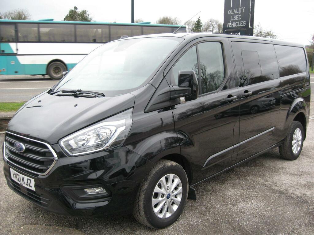 Compare Ford Transit Custom Combi Van 2.0 320 Ecoblue Limited Lwb 6 Seats 202 HN21KJZ Black