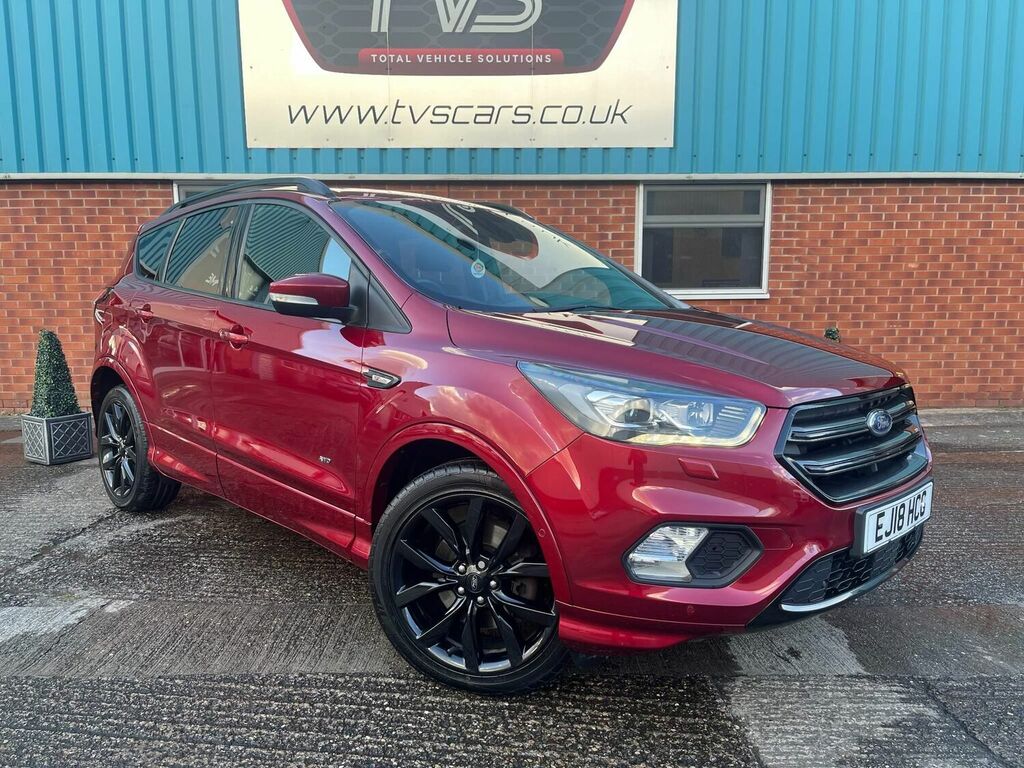 Compare Ford Kuga 4X4 2.0 Tdci St-line X Awd Euro 6 Ss 2018 EJ18HCG Red