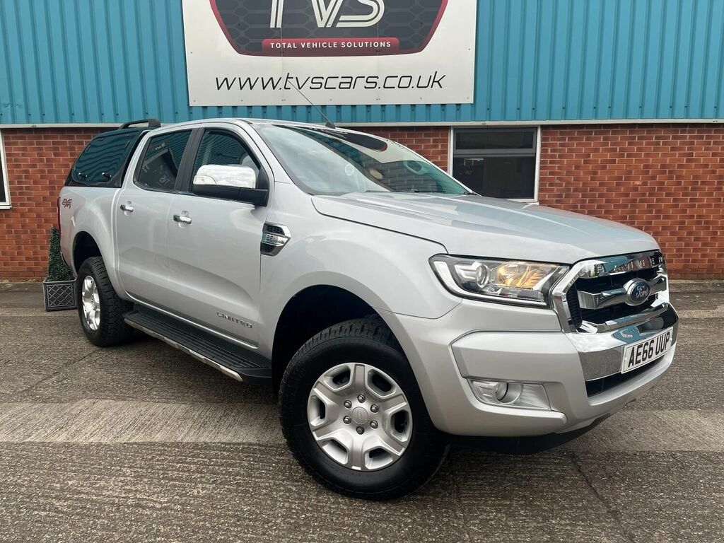 Compare Ford Ranger Ranger Limited Edition 4X4 Double Cab Tdci AE66UUP Silver