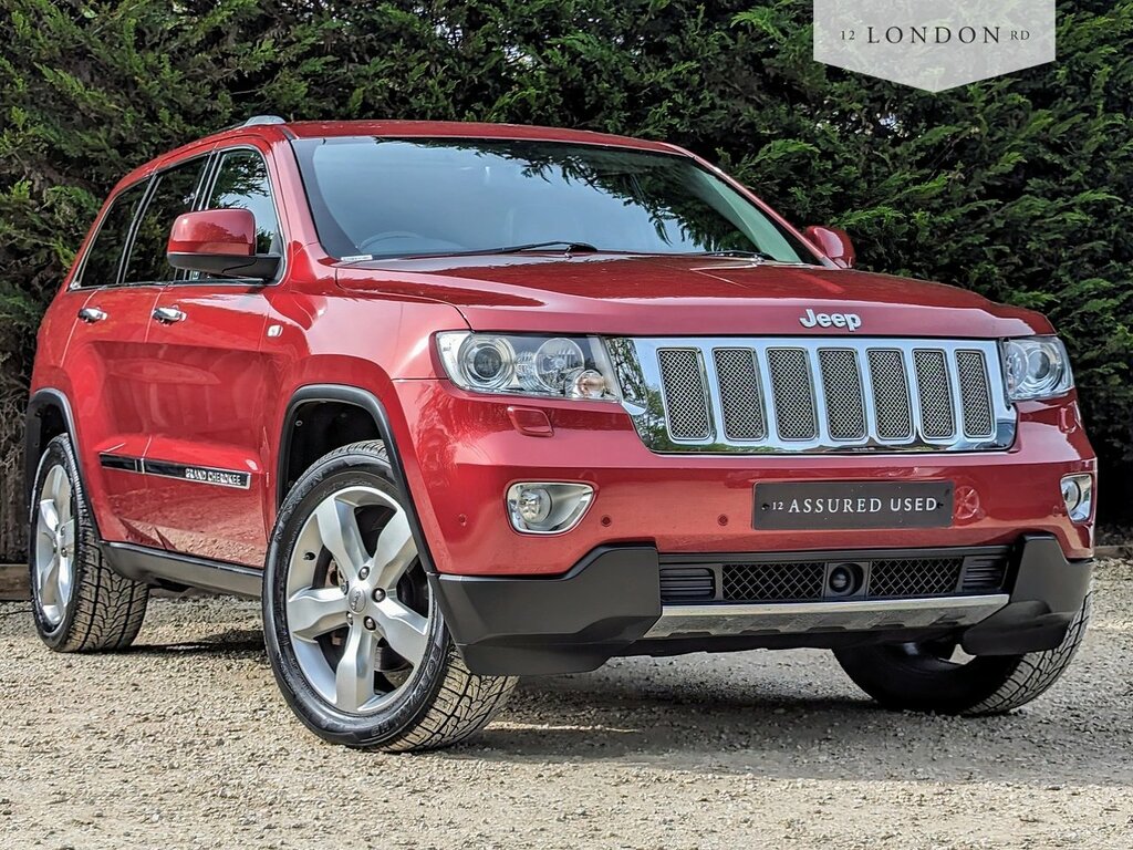 Compare Jeep Grand Cherokee V6 Crd Overland GX61UBY Red