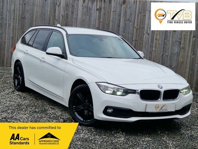 Compare BMW 3 Series 2.0 316D Se Touring 114 Bhp - Free De YP16UES White