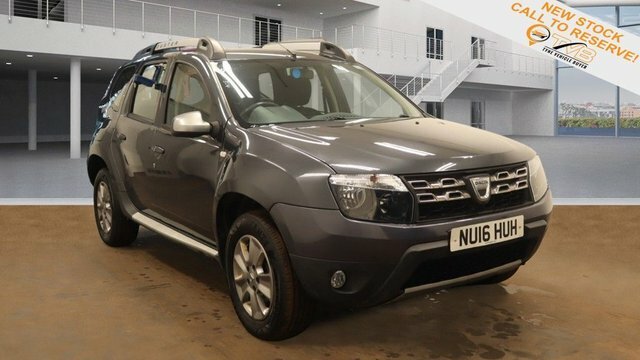 Compare Dacia Duster 1.5 Laureate 4X4 Dci 109 Bhp - Free Delivery NU16HUH Grey