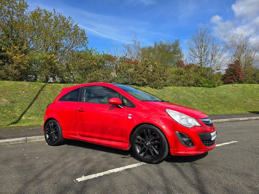 Compare Vauxhall Corsa 1.2 16V Limited Edition Euro 5 LB11ZNX Red