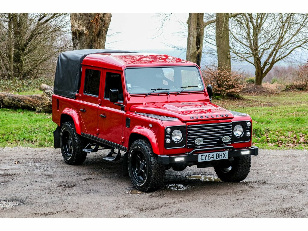Compare Land Rover Defender 110 Tdci County U327 CY64BHX Red