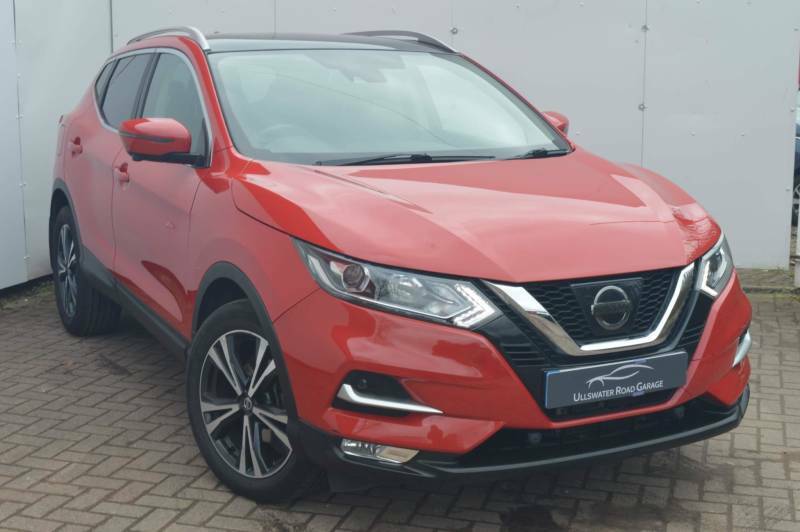 Compare Nissan Qashqai+2 1.2 Dig-t N-connecta Xtronic BJ18HGA Red