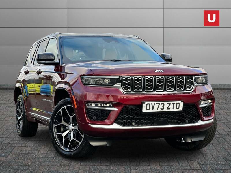 Compare Jeep Grand Cherokee 2.0 17.3Kwh Summit Reserve 4Xe Euro 6 Ss 5 OV73ZTD Red