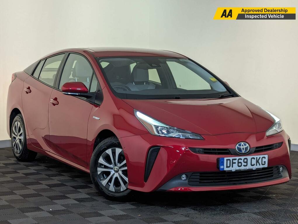 Compare Toyota Prius 1.8 Vvt-h Business Edition Plus Cvt Euro 6 Ss 5 DF69CKG Red
