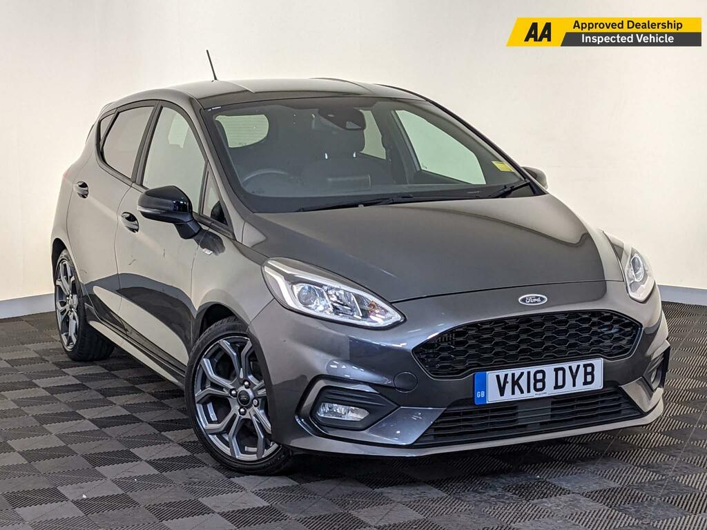 Compare Ford Fiesta 1.0T Ecoboost St-line Euro 6 Ss VK18DYB Grey