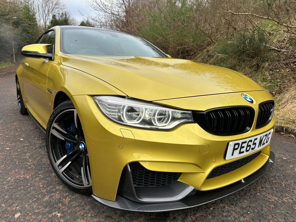 BMW M4 Coupe Yellow #1