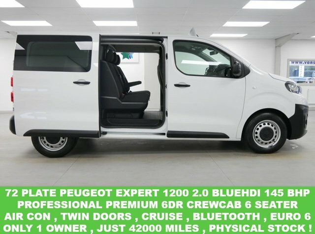 Compare Peugeot Expert 1200 2.0 Bluehdi 145 Bhp Professional Premium Crew AK72JZL White