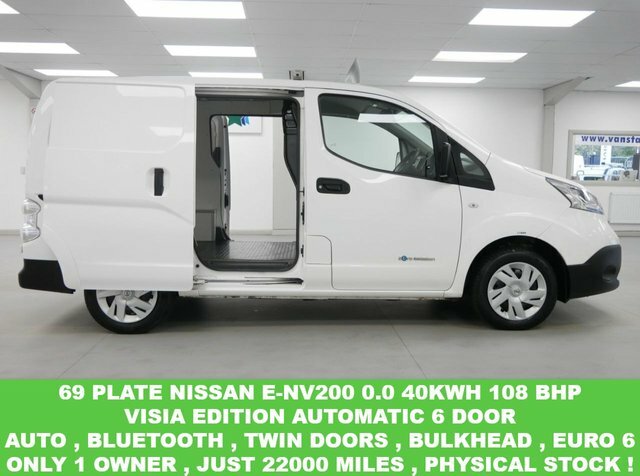 Compare Nissan e-NV200 0.0 40Kwh 109 Bhp Visia 6.6Kw 6Dr SK69EVJ White
