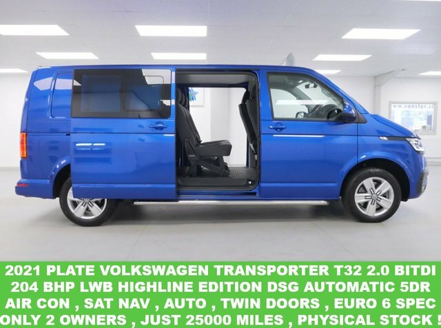 Compare Volkswagen Transporter T32 2.0 Bitdi 204 Bhp Lwb Highline Dsg 5 Seat BT21CVE Blue