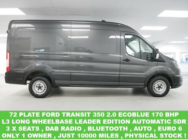 Compare Ford Transit Custom 350 2.0 Ebl 170 Bhp L3 Long Leader WM72AEE Grey