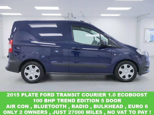 Compare Ford Transit Custom 1.0 Ecoboost 100 Bhp Trend Edition Air Con No RJ15CZZ Blue