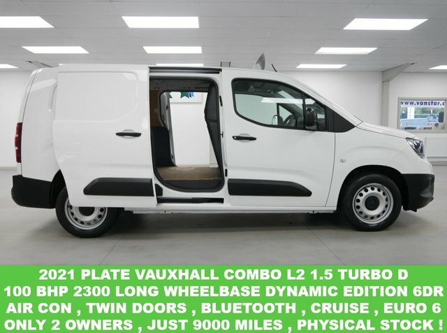 Compare Vauxhall Combo L2 1.5 Turbo D 100 Bhp 2300 Long Dynamic 6Dr Air DS21HDJ White