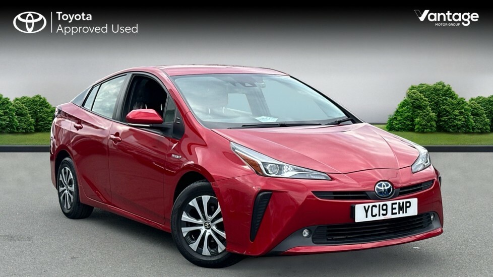 Compare Toyota Prius 1.8 Vvt-h Business Edition Cvt Euro 6 Ss YC19EMP Red