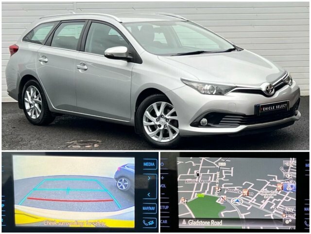Compare Toyota Auris 1.6 D-4d Business Edition Touring Sports 110 Bh PK65LWT Silver