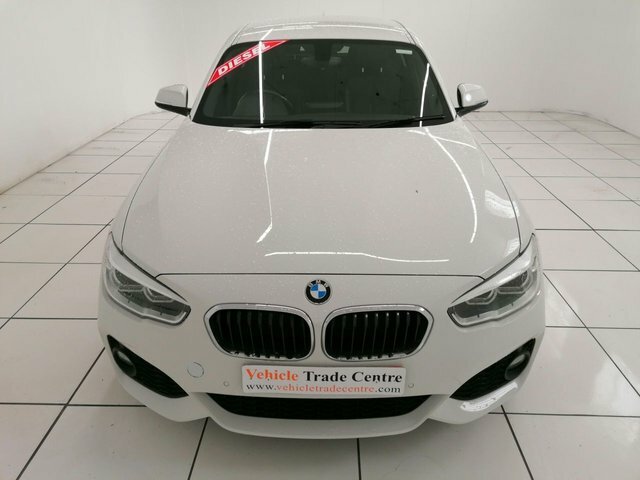 BMW 1 Series 118D M Sport White #1