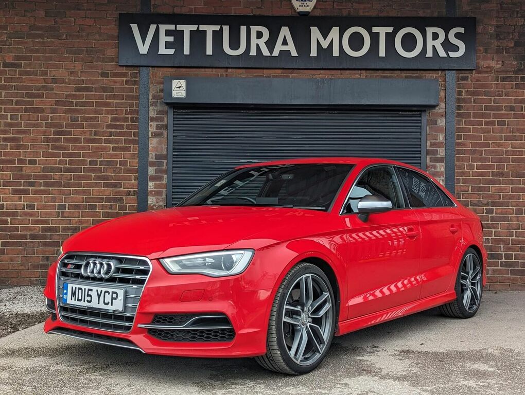 Compare Audi S3 Saloon 2.0 Tfsi S Tronic Quattro Euro 6 Ss MD15YCP Red