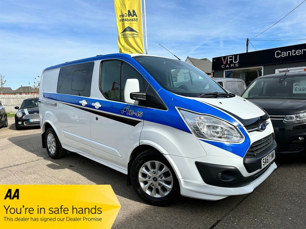 Compare Ford Transit Custom 2.0 Tdci 290 Limited L1 H1 6Dr SA67YMK White