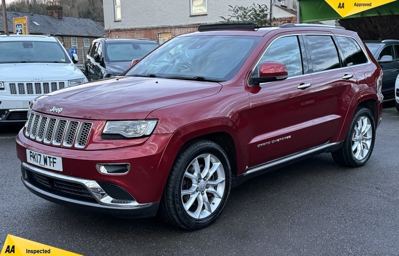 Compare Jeep Grand Cherokee 3.0 V6 Crd Summit PK17WTF Red