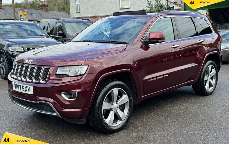 Compare Jeep Grand Cherokee 3.0 V6 Crd Overland WP17EXV Red