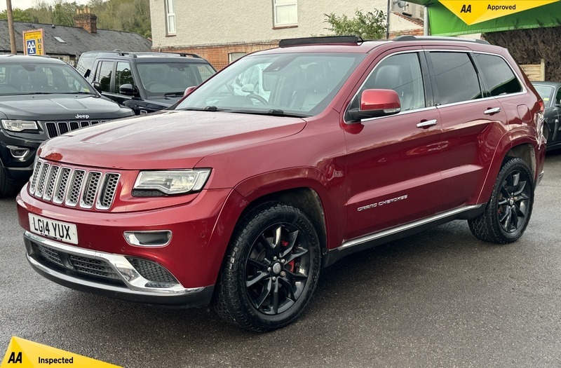 Compare Jeep Grand Cherokee V6 Crd Summit LG14YUX Red