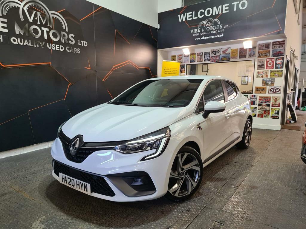 Compare Renault Clio 1.0 Tce Rs Line Euro 6 Ss HV20HYN White