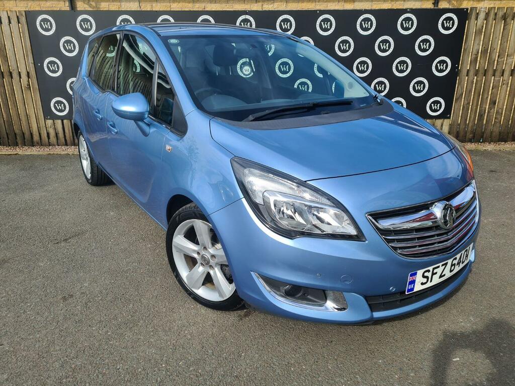 Compare Vauxhall Meriva 1.4 I Tech Line 2014 SFZ6401 Blue