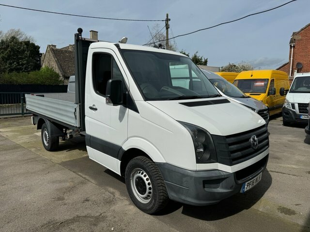 Volkswagen Crafter 2.0 Cr35 Tdi Dropside 109 Bhp Euro 5 Low Miles White #1