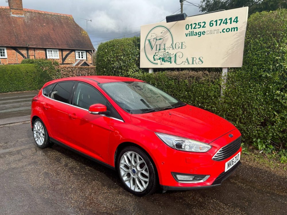 Compare Ford Focus 1.5T Ecoboost Titanium X Euro 6 Ss NK16ZXD Red