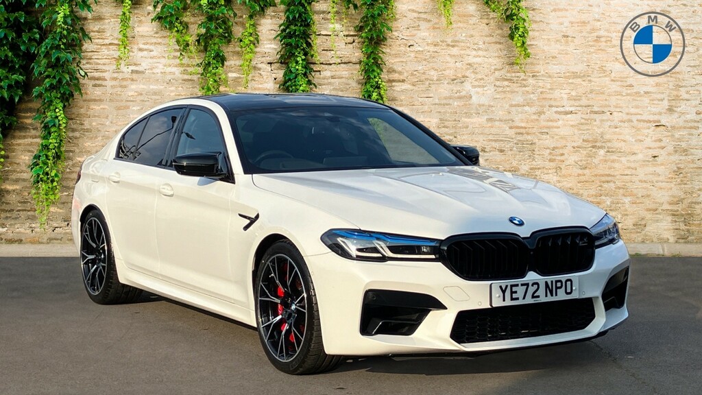 Compare BMW M5 M5 Competition Saloon YE72NPO White