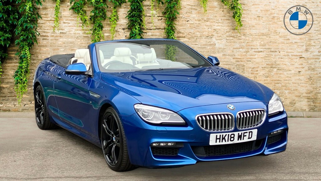 BMW 6 Series 650I M Sport Convertible Blue #1