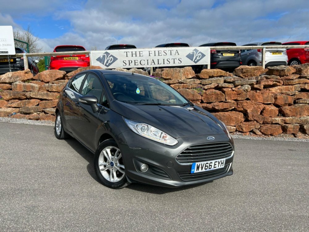 Compare Ford Fiesta 1.0T Ecoboost Zetec Euro 6 Ss WV66EYH Grey