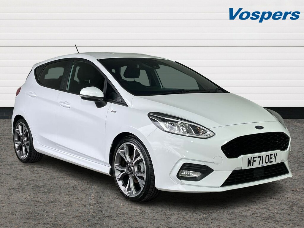 Compare Ford Fiesta 1.0 Ecoboost Hybrid Mhev 125 St-line X Edition WF71OEY White